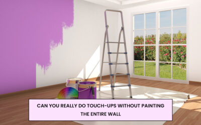 Can You Really Do Touch-Ups Without Painting the Entire Wall?